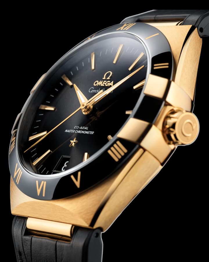 Omega Constellation 41mm – Yellow Gold on Leather Strap