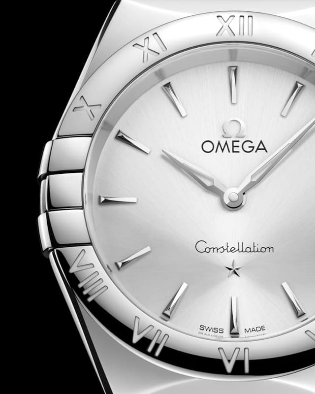 Omega Constellation 28mm Steel Side View
