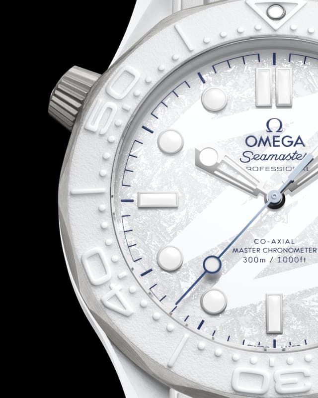 Omega Seamaster Diver 300M 43.5mm Dial Close-up