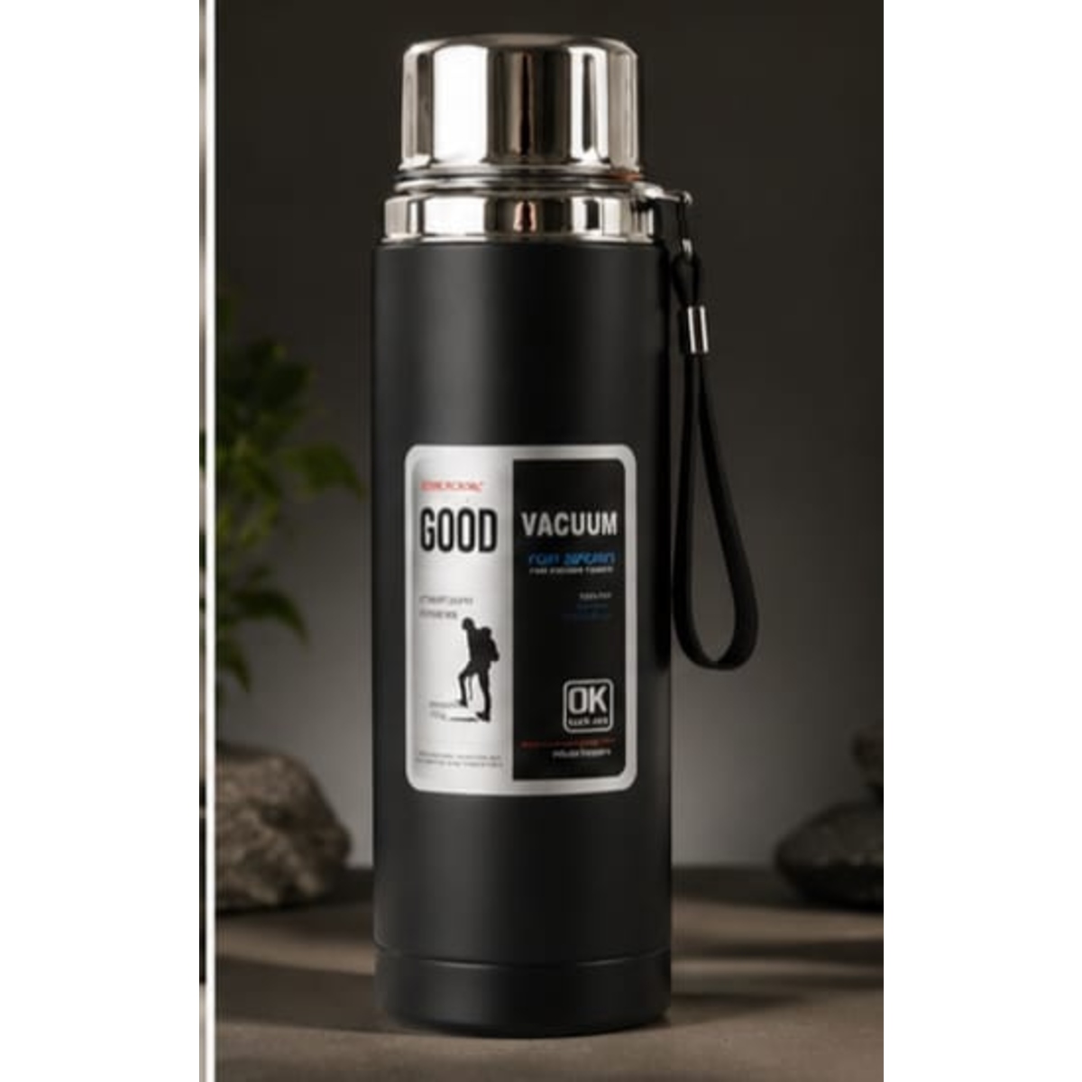 Premium 1000ml Stainless Steel Water Bottle – Leakproof Insulated Water Flask (Random Color)