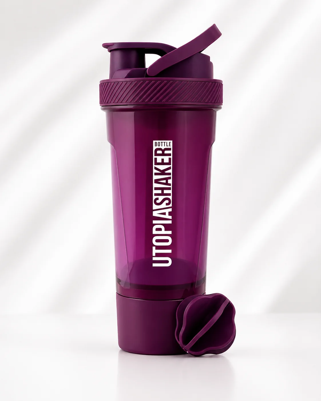 Purple Utopia Protein Shaker Bottle – Vibrant, Eco-Friendly, and Leak-Proof Design