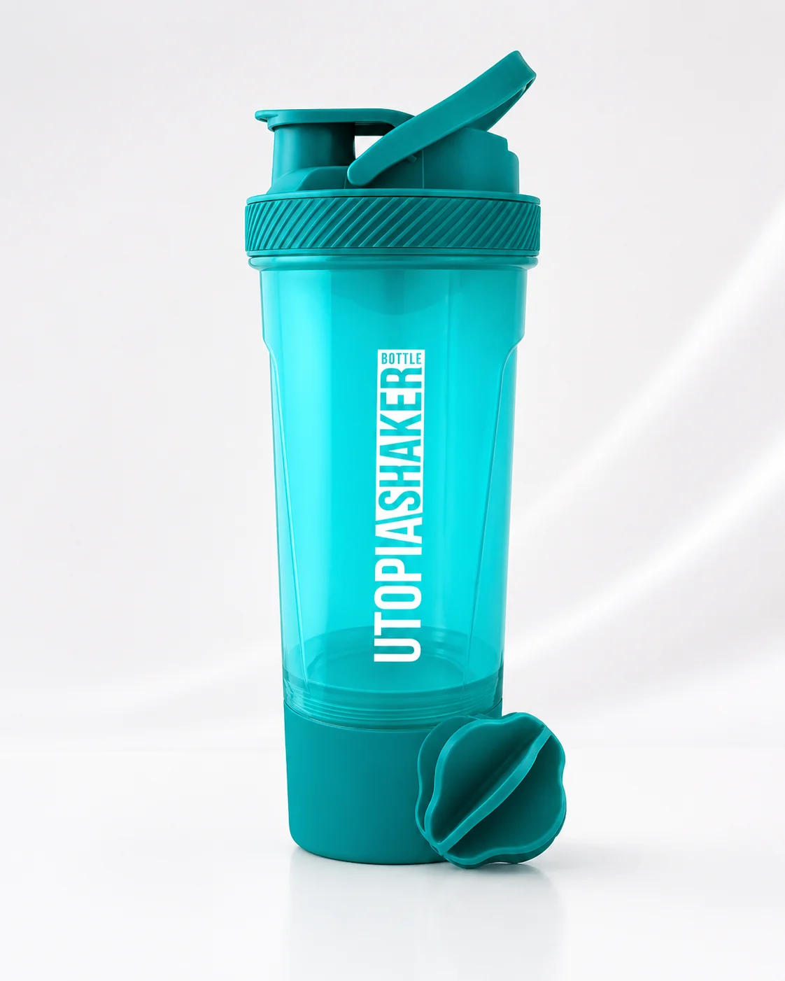 Teal Utopia Protein Shaker Bottle – Durable, Stylish, and Perfect for Mixing