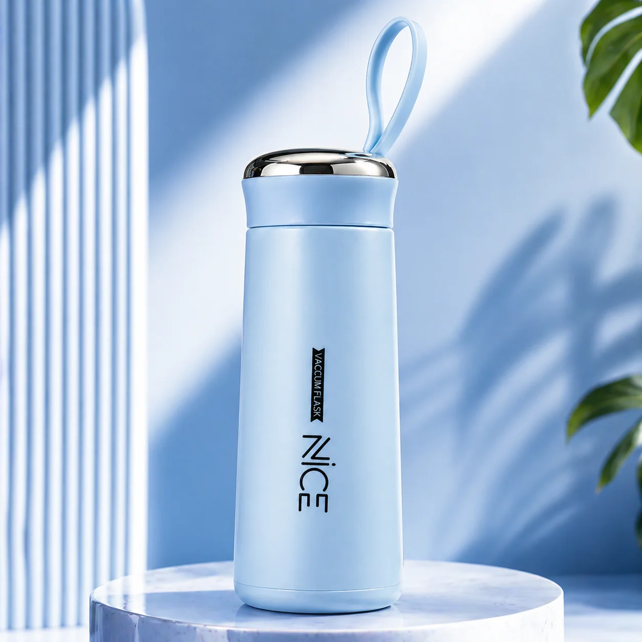 400ml Insulated Water Bottle – Built-in Straw for Easy Sipping