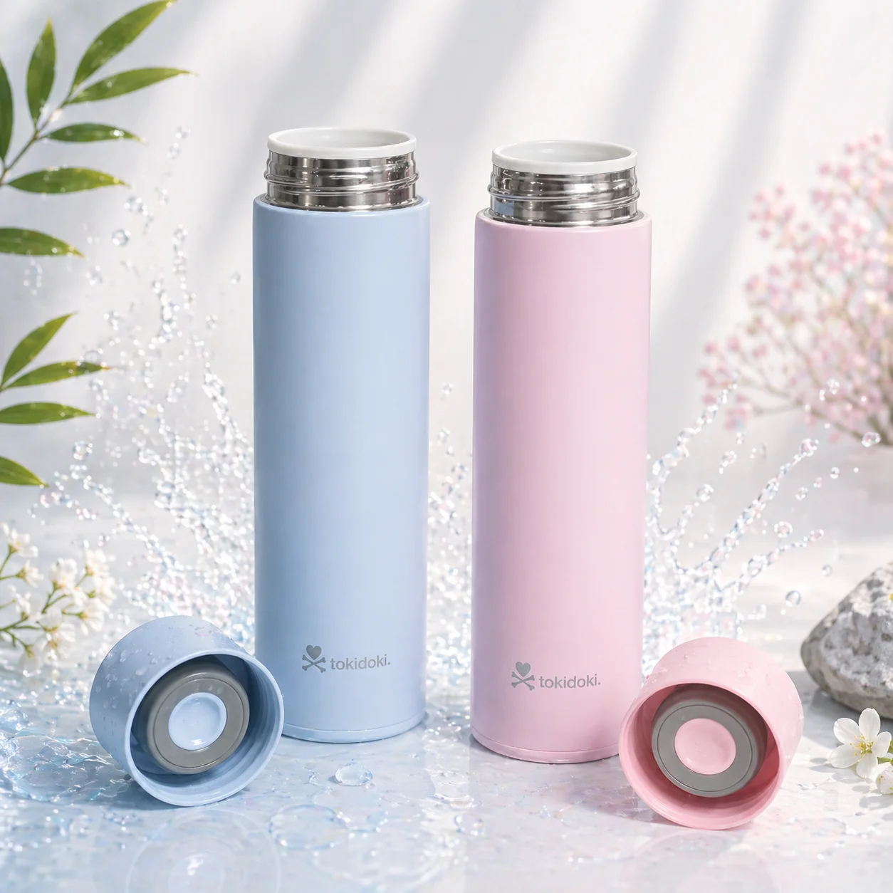Soft Touch Insulated Steel Bottle – Premium Leakproof Thermal Water Bottle for Hot & Cold Drinks