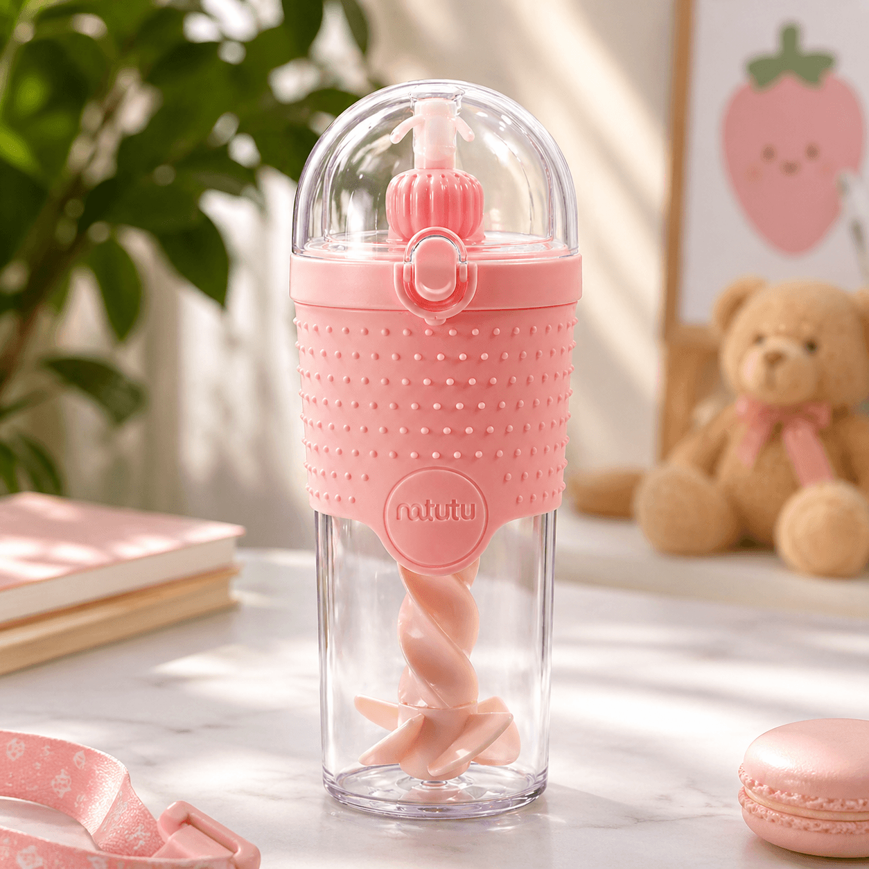 kids water bottle with straw BPA free portable shaker bottle for kids price in Pakistan sahoolat.pk