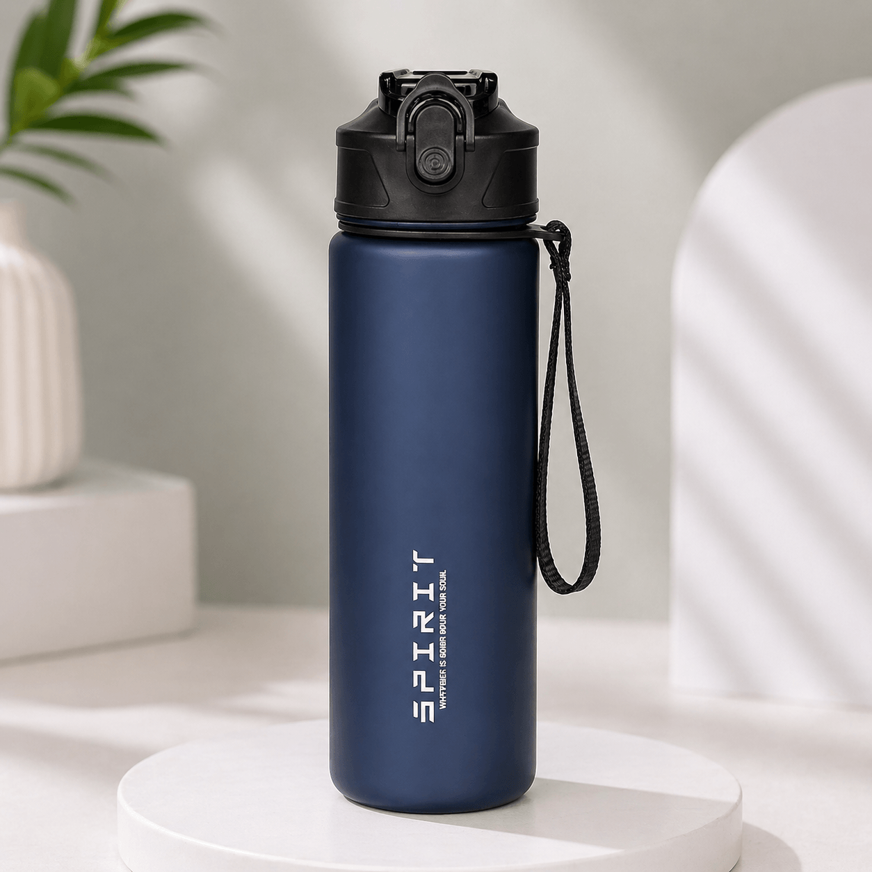 stylish spirit sipper water bottle for gym and office leak proof bpa free hydration bottle