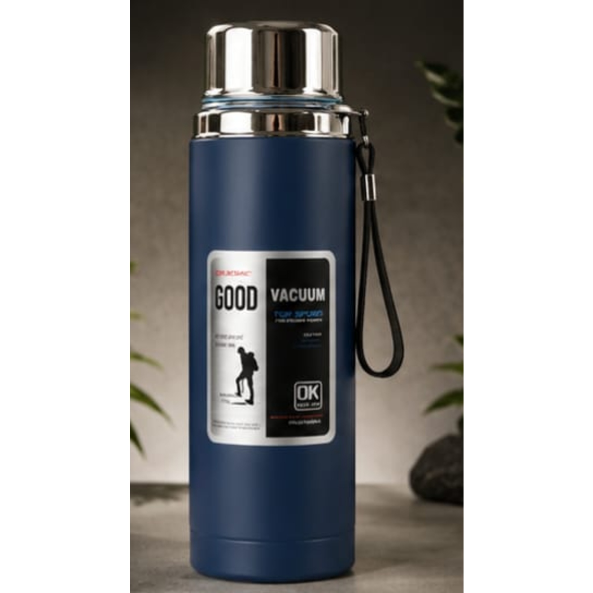 Premium 1000ml Stainless Steel Water Bottle – Leakproof Insulated Water Flask (Random Color)